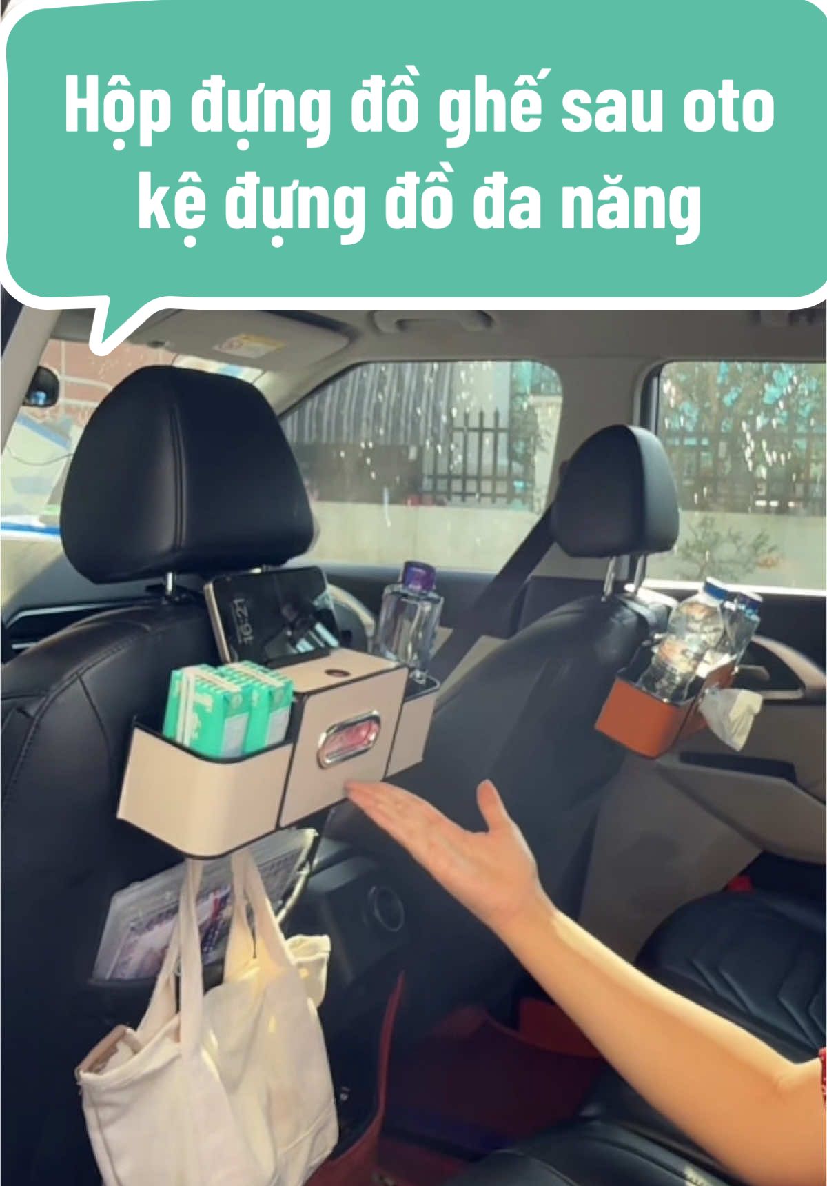 Hộp đựng đồ ghế sau oto #oto #phukienoto #phukienxehoi #hopdungdooto #otocu #otogiare #noithatoto #kedungdodanang #hopdungdo #xuhuong #viral 