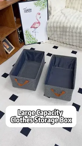 SimHome Large Capacity Storage Box✨✨✨#kotaksimpanan #storagebox #clothesstoragebox#clothesorganizer #wardrobeorganisation #homestorage 