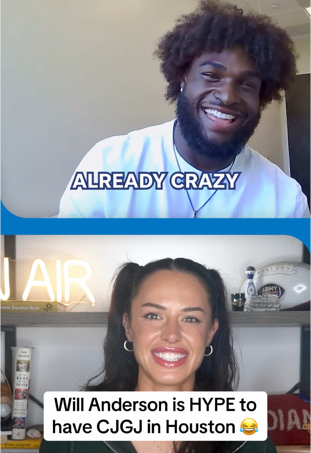 The excitement for CJ Gardner-Johnson is real 😂🔥 #nfl #nflfootball #houstontx #houstontexans #texans #football #footballtiktok #nfltrade 