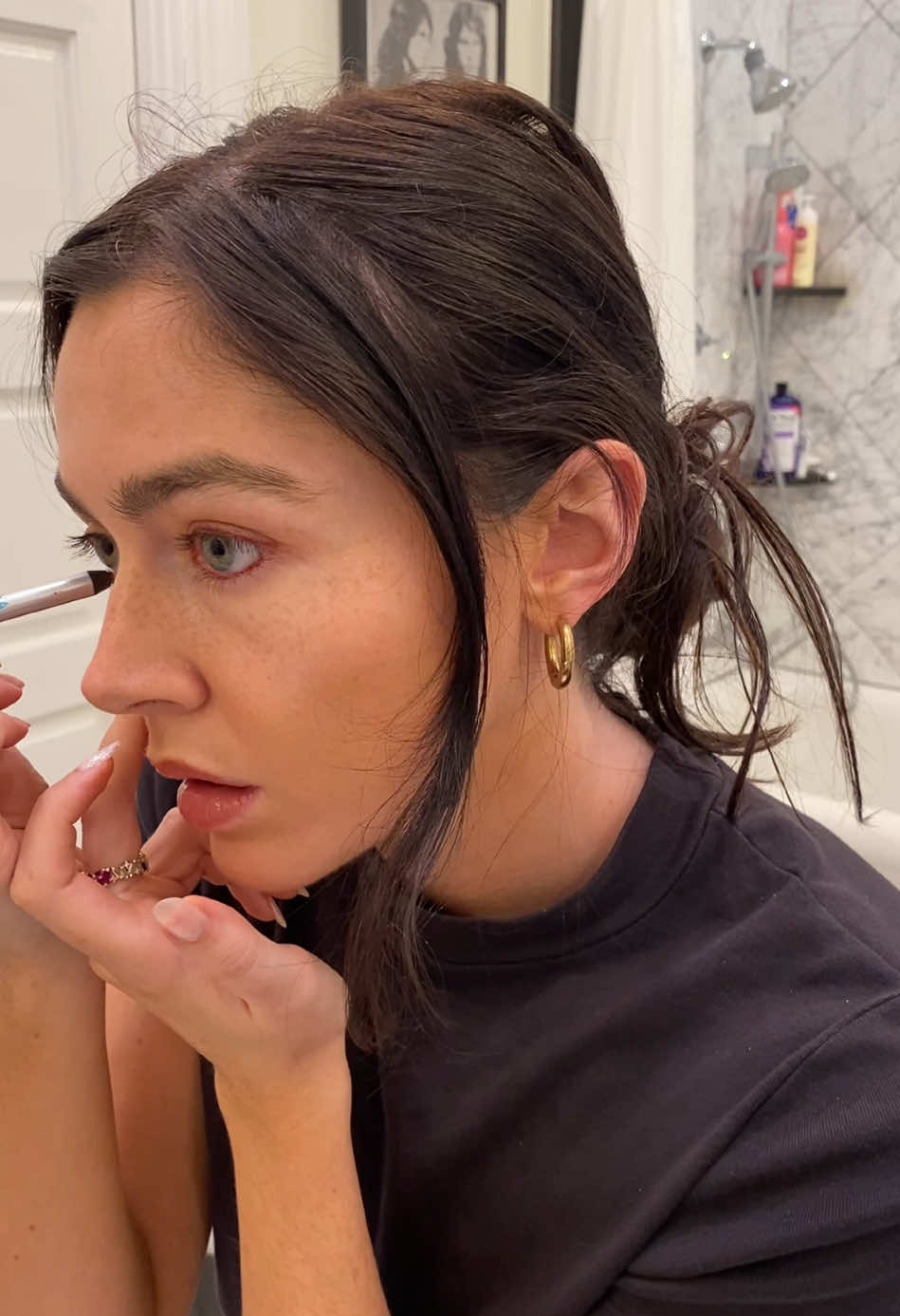 This is the dupe for @chanel.beauty eyeliner that was going viral for a bit and it’s alsooooo a red mascara 🤌🏼 @MaybellineUK 