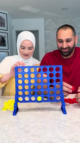 Rematch was requested immediately 😤 #connect4 #GameNight #connectfour #FamilyFun #boardgames #couples 