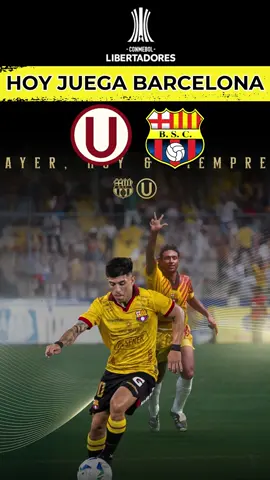 HOY JUEGA BARCELONA SC POR COPA LIBERTADORES !! #bsc #barcelona #barcelonasc #libertadores #copalibertadores #universitario #universitariodedeportes