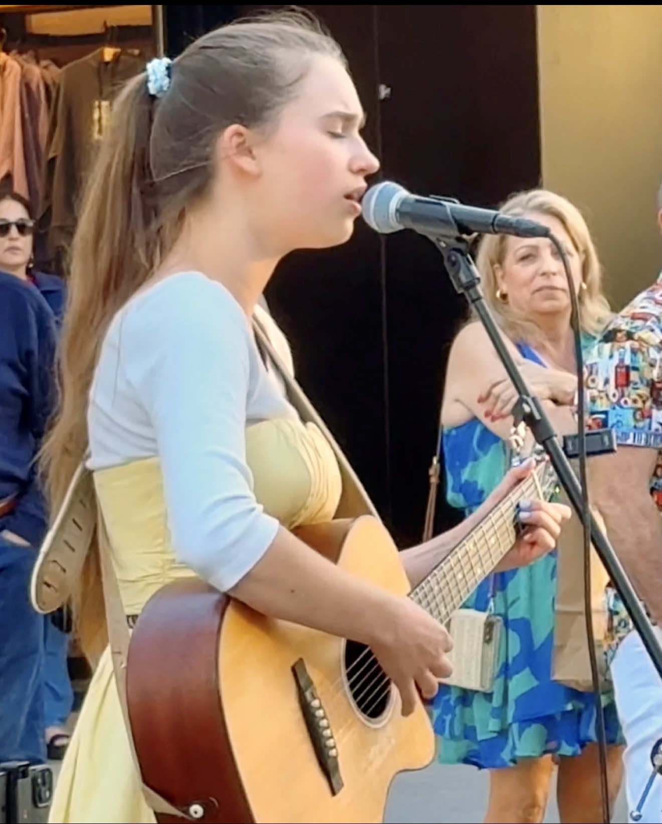 Singing one of my favorite songs — “Heather.” Hope you feel it too. #conangray #heather #singer #singing #karolinaprostenko #cover #guitar #fyp #voice #emotional #song 