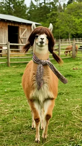 Dance Party on the Farm 🐰🐐🐽 Funny Animals, Cute Animal, Dancing, Animals In Wigs, Humor, Rabbit, Goat, Piglet, Ostrich, Lama, Cow🐐