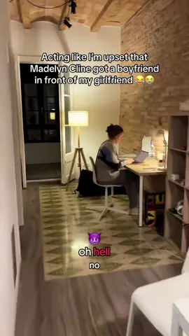 I actually feel evil 😭😂 #couplepranks #couplecomedy #girlfriendprank #cutegirlfriend #madelyncline 