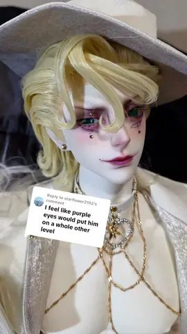 Replying to @starflower2102 #resin #art   #uvresin  #handmade #doll    #tj7dk3 #dolleyes #bjd 