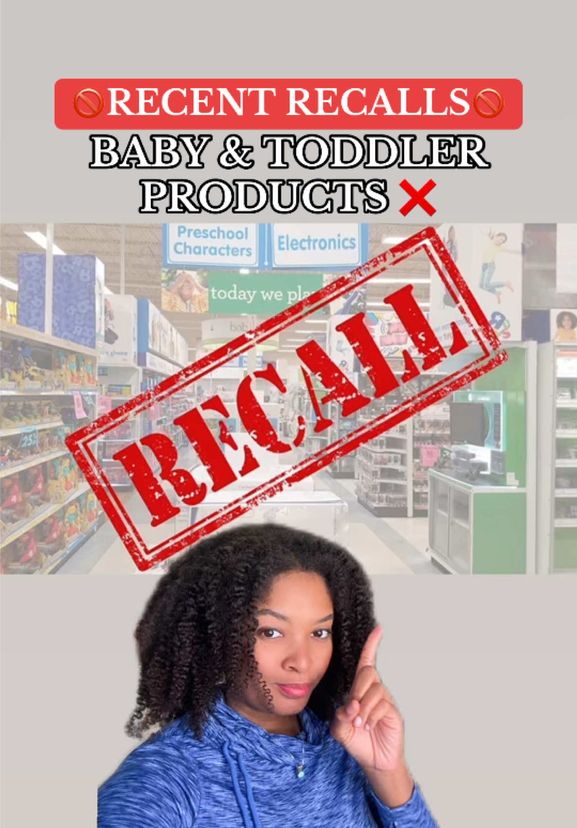 Here’s this weeks list of Children’s Product Recalls ❌ | #recalls #newmom #firsttimemom #MomsofTikTok #greenscreen 