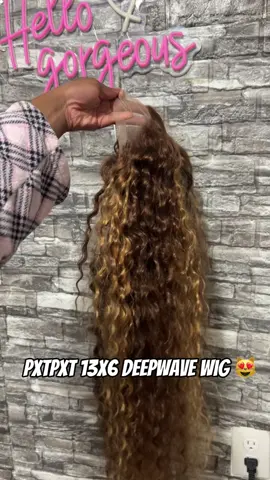 we’re back with another collab from PXT PXT hair 🥰#fyp #contentcreator #hairinfluencer #wigreview #amazonwig #deepwavehair #CapCut 