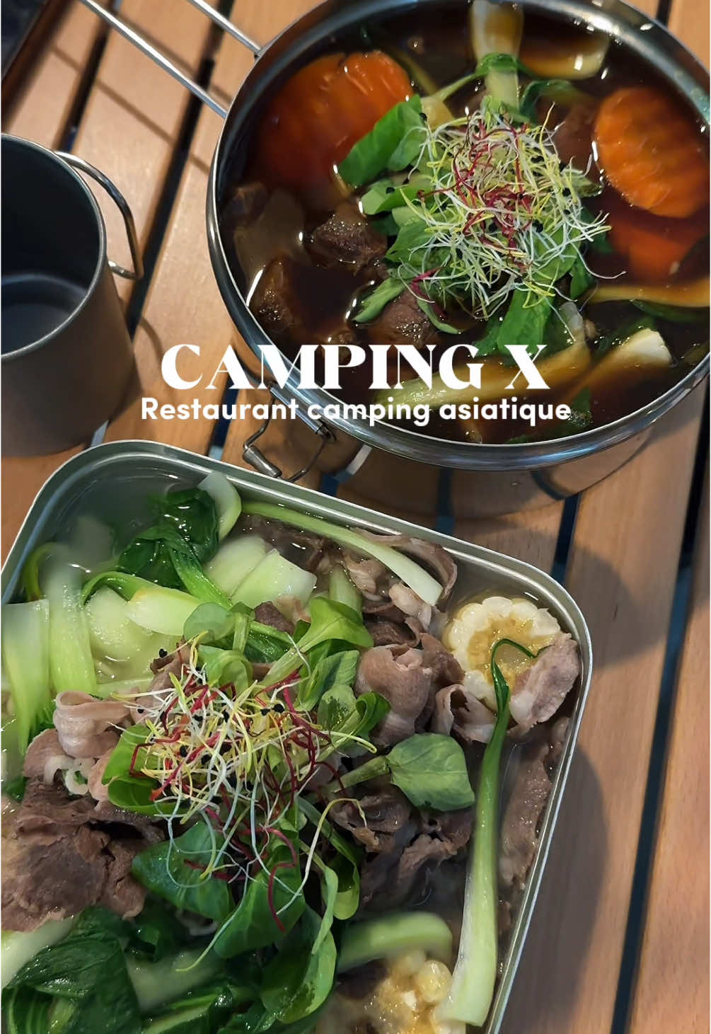 🍜 Découvrez Camping X – Le spot fusion asiatique qui fait vibrer les Halles ! 🏕️  Un décor inspiré du camping, des plats créatifs comme les “camping bowls” et des nouilles maison, le tout dans une ambiance décontractée. Parfait pour une pause gourmande au cœur de Paris. 📍 36 Rue des Bourdonnais, 75001 Paris 💶 €€  @c@campingx.leshalles *collaboration commerciale* Abonne-toi pour plus d’adresses insolites à Paris ! 🍱✨ #c#campingxf#fusionasiatiquep#paris1p#parisfoodien#noodlesloverp#parisspots#streetfoodparisp#parisrestaurantm#malatangh#hotpotc#chinesef#foodc#camping