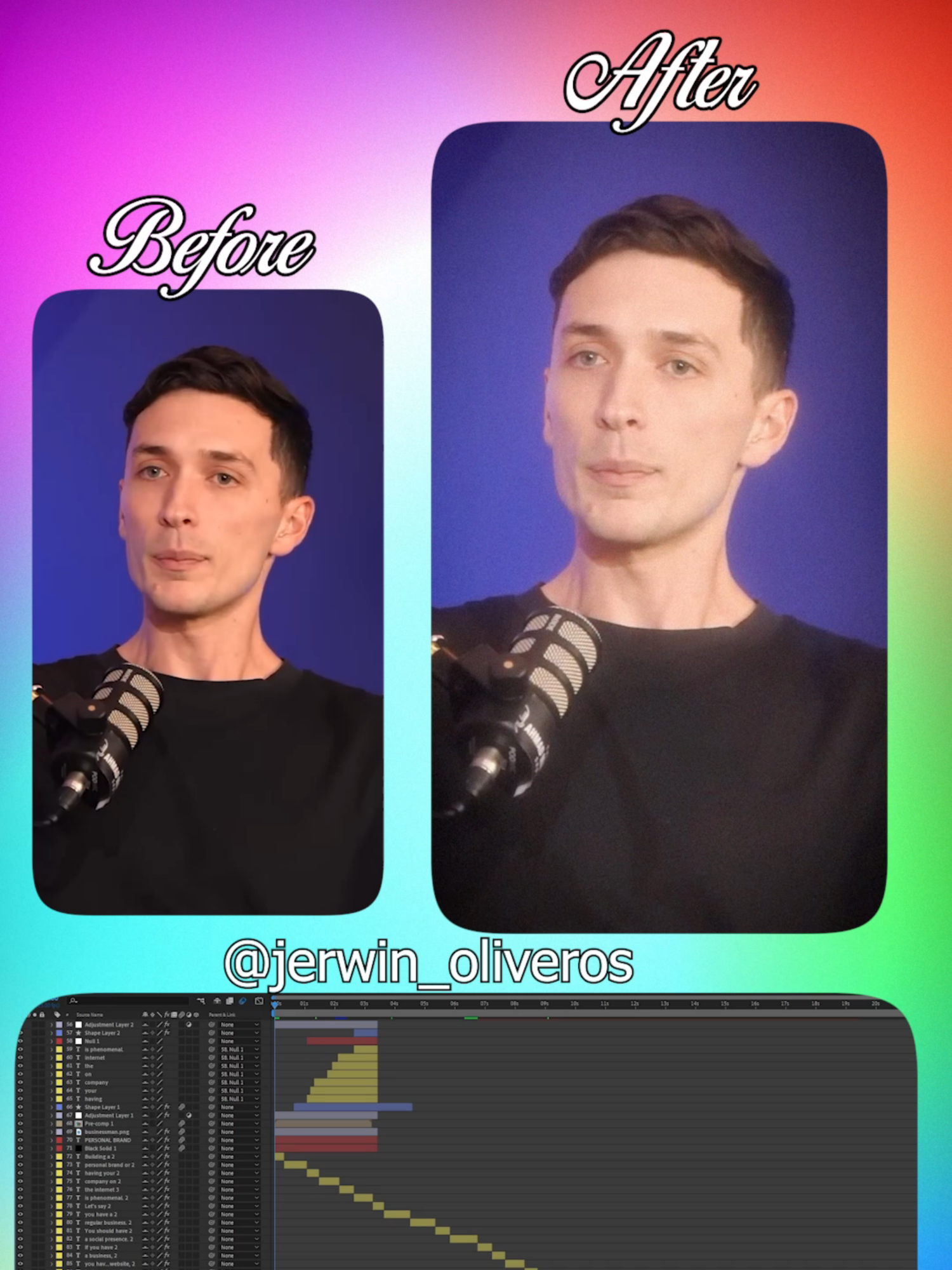 Before and After of Practicing 3D editing . . . . . . #videoediting #viralvideo #premierepro #aftereffects #shortformcontent #edit #business