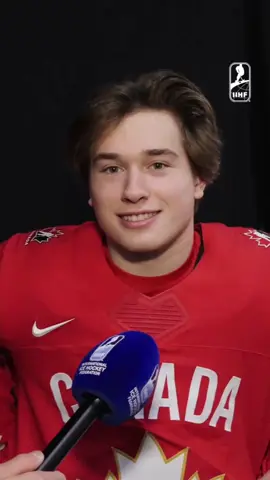 Teammates turned rivals 😅 (via @IIHFhockey) #NHL #IIHF #MacklinCelebrini #WillSmith #USA #Canada 
