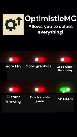 OptimisticMC Allows you to select all#Modpack #OptimisticMC #Minecraft #modpackminecraft #modrinth #modrinthapp #minecraftmodpack #DIMCOCk #dimcock