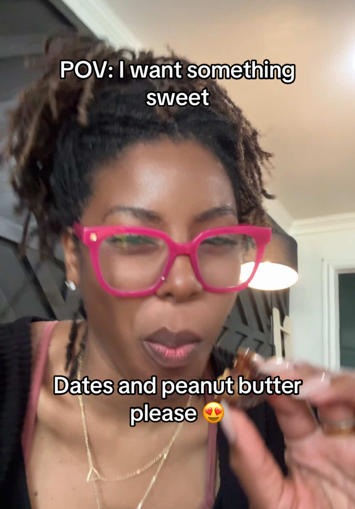 Sweet treat! #dates #pb #healthysnack #healthysweet 