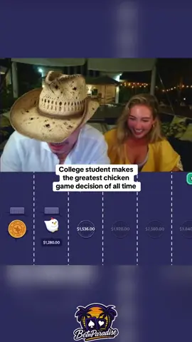 College student makes the greatest chicken game decision of all time #kickstreaming