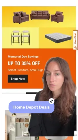 Memorial Day 2025 sale at The Home Depot has kicked off! With deals on furniture, decor, and more for every room in the house! Head to the link in our bio to shop now! 🔗 https://bit.ly/43hpleq #HomeDepotPartner #TheHomeDepot #furnituresale #furnituredeals #decor #furniture #Home #memorialday #memorialdaysale 