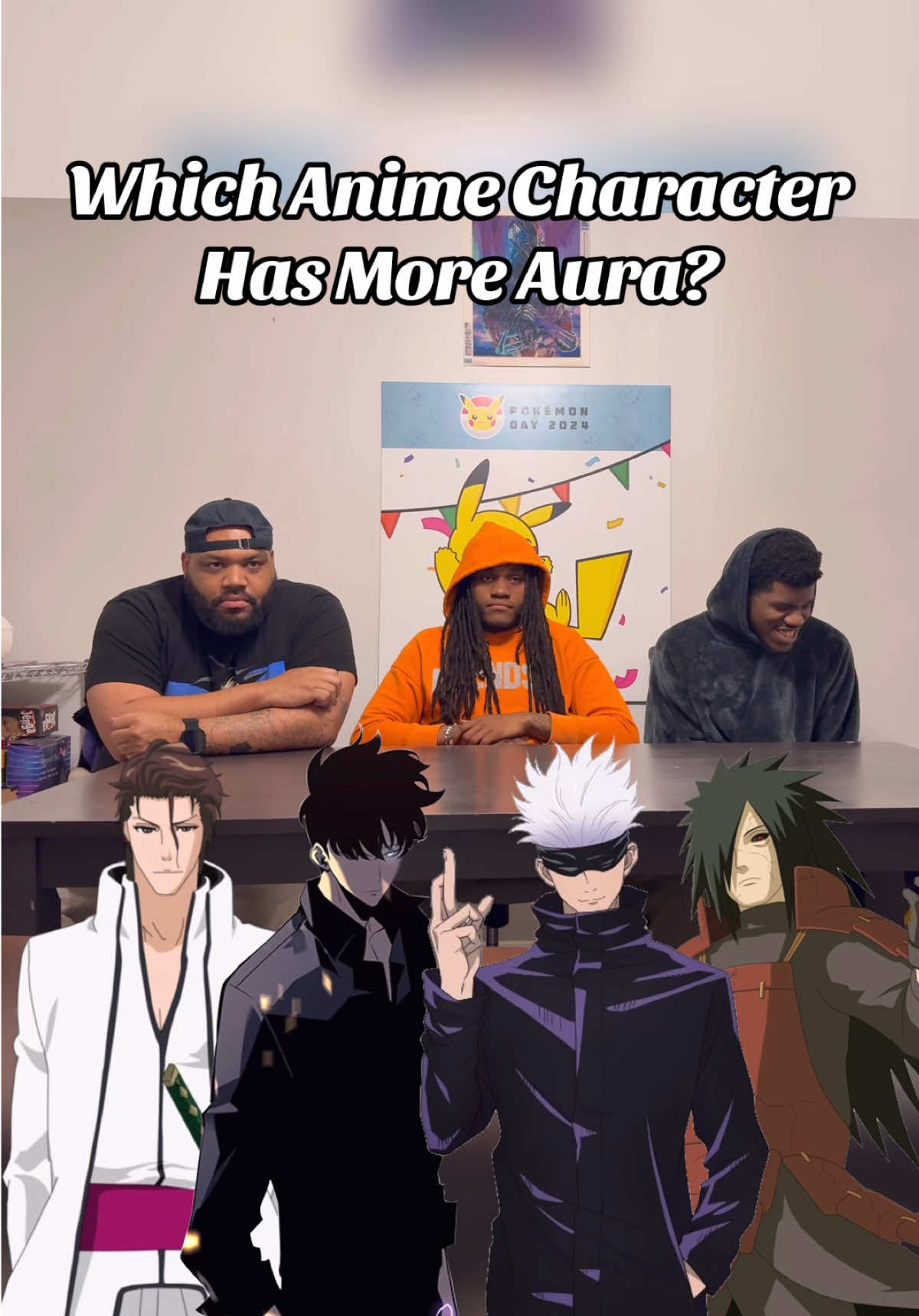 Which Anime Character Has More Aura? 👀  @PYSO HOUSE @RcSlater_TV @Jordan @Cincity Thrax  #jiggyboog #ohyeahitsjiggy #anime #naruto #sololeveling #jujutsukaisen #bleach #jinwoo #gojo #madara #aizen #animeboog 