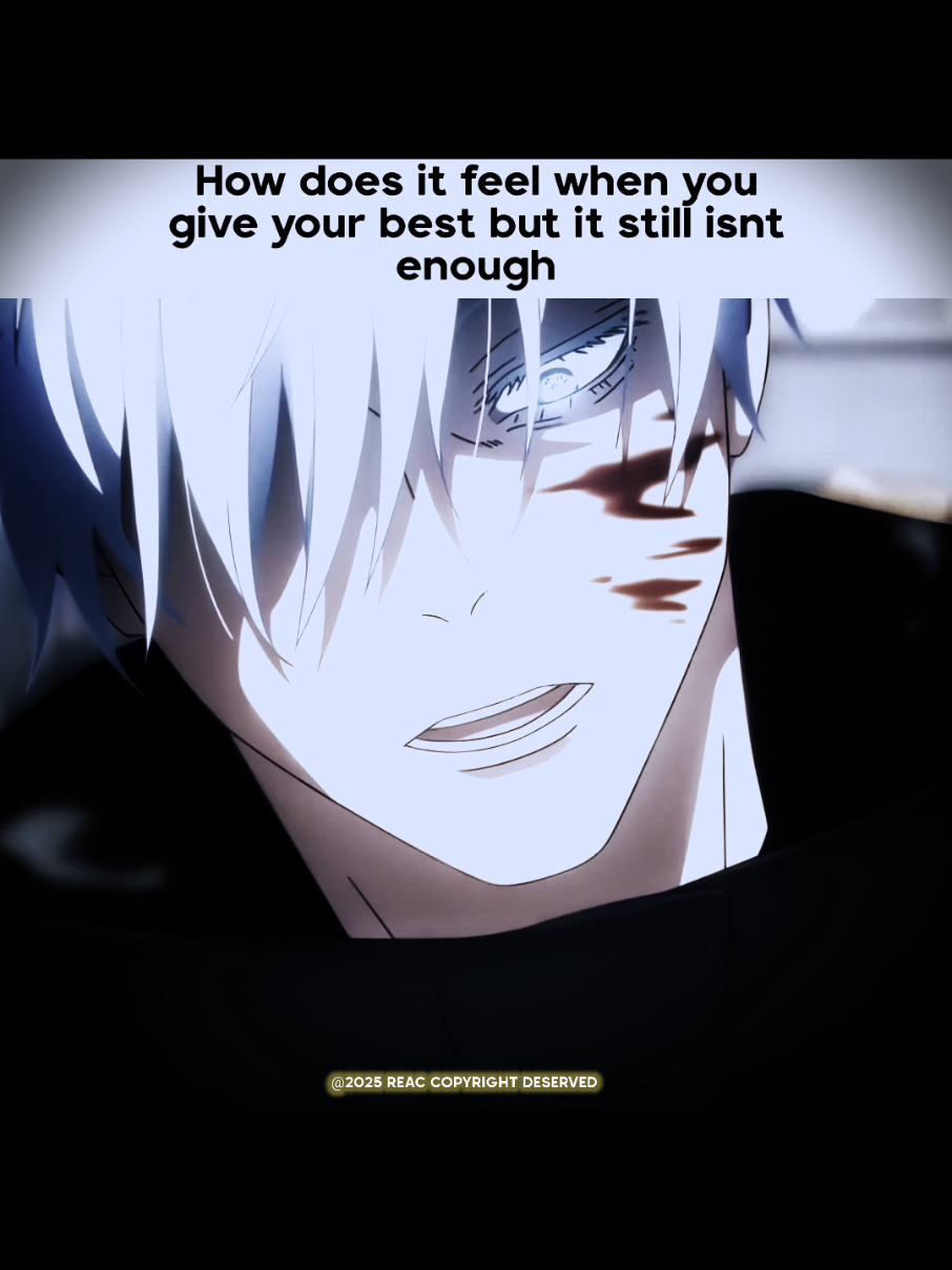 It hurts too much😔💔#fyp #anime #edit #gojo #gojosatoru #jjk #jujutsukaisen  #relatable 