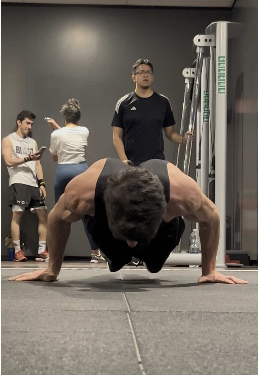 The shoulders strenght💀 #gym #workout #motivation 