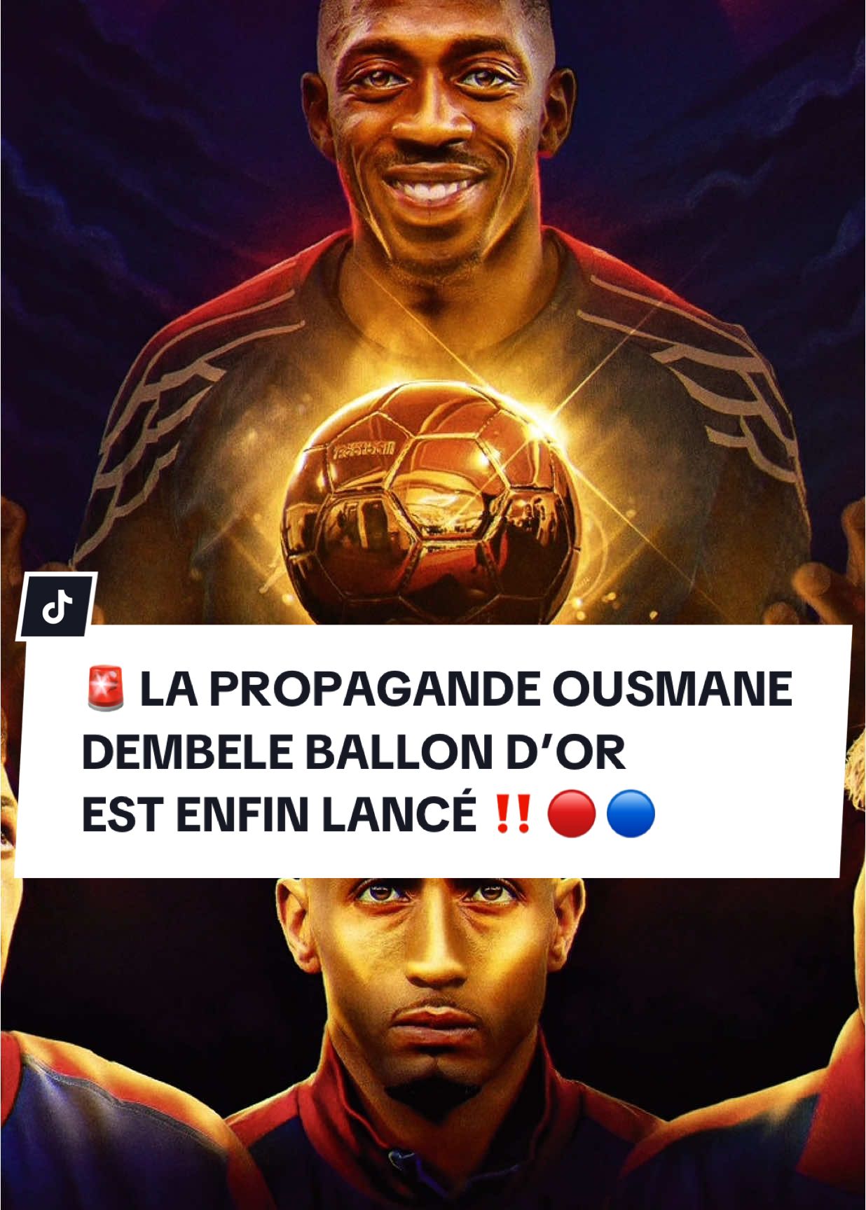 La propagande Ousmane Dembele ballon d’or est lancé ! #ousmanedembele #dembele #psg #ballondor #lamineyamal 