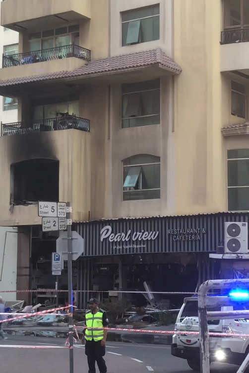Aftermath of the restaurant fire in Al barsha 🔥 stay safe guys #albarsha #mallofemirates #fire #dubai 