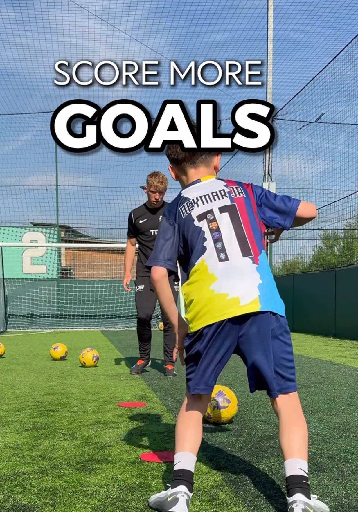 Struggling to get shots off in and around the box?
 
 Use this trick to gain half a yard and get your strike off 🔥 #football #training #Soccer #footballtiktok #soccertiktok #fyp #skills #futbol #jb #strikers #goals 