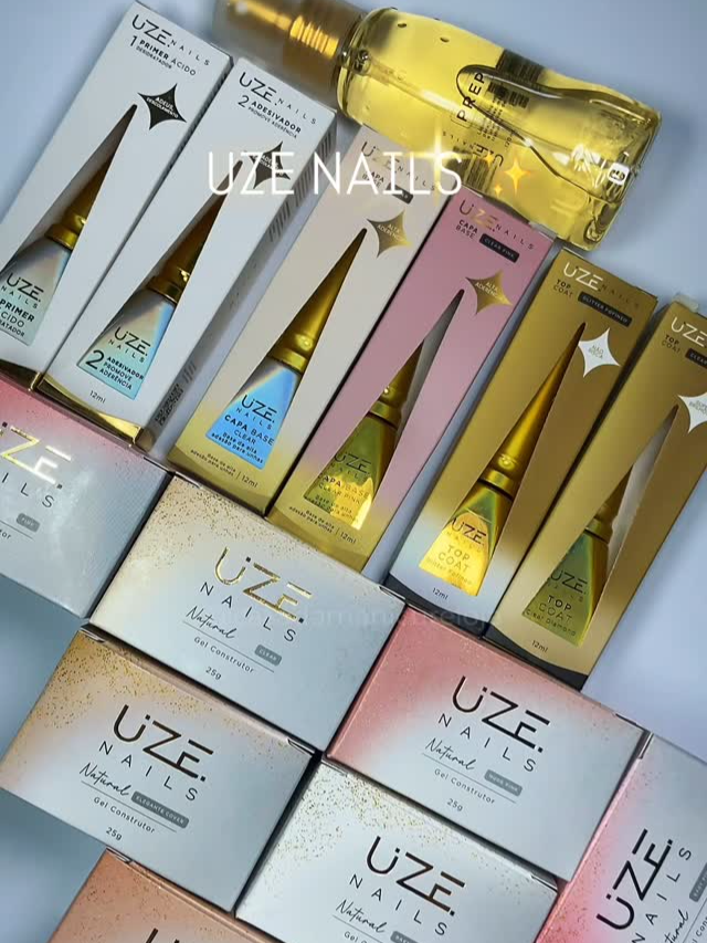 A marca do momento está disponível aqui na Casa da Manicure 💅🏼🩶✨ A linha completa de Géis - com 7 cores LINDAS - Preparadores e muito mais 🤩 Quem aqui estava ansiosa esperando a marca chegar por aqui?! ✨ #uzenails #uze #lojacasadamanicure #manicure #naildesignercuritiba #cwbnails #marcanova #geldeunha #sjpnails #novidade #unhasemgel