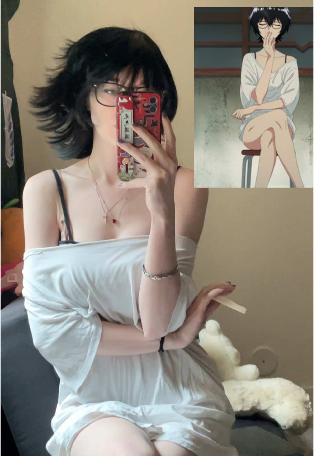 🚬 fake #fyp #viral #emo #blackhair #reikokujirai #kowloongenericromance 