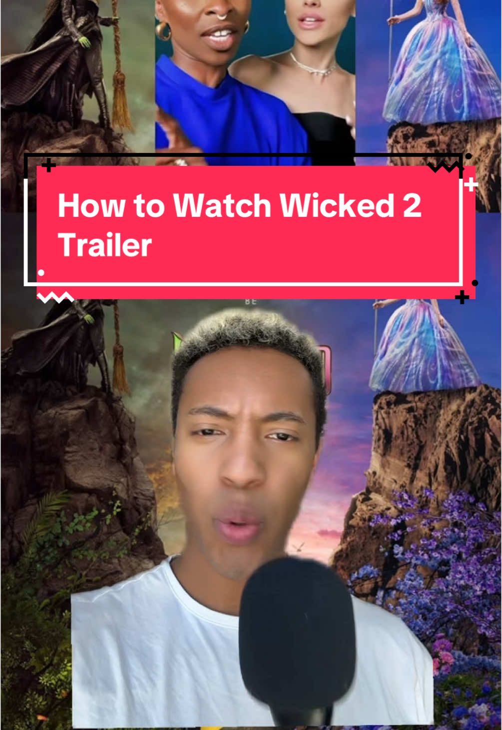 Someone should definitely ✨not✨ leak the trailer for #WickedForGood #Wicked #WickedPart2 #arianagrande #cynthiaerivo 