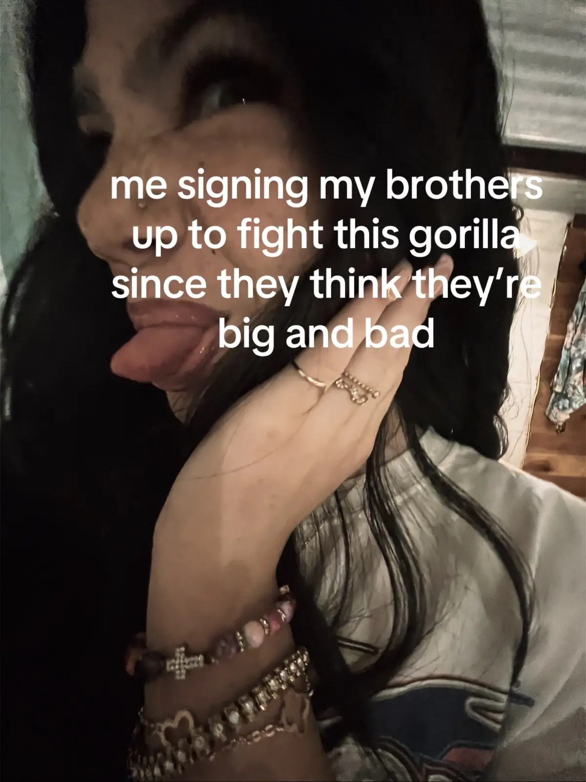 I think they got it 😭#gorilla #fight #brother #bignbad #relatable #viral #fypシ 
