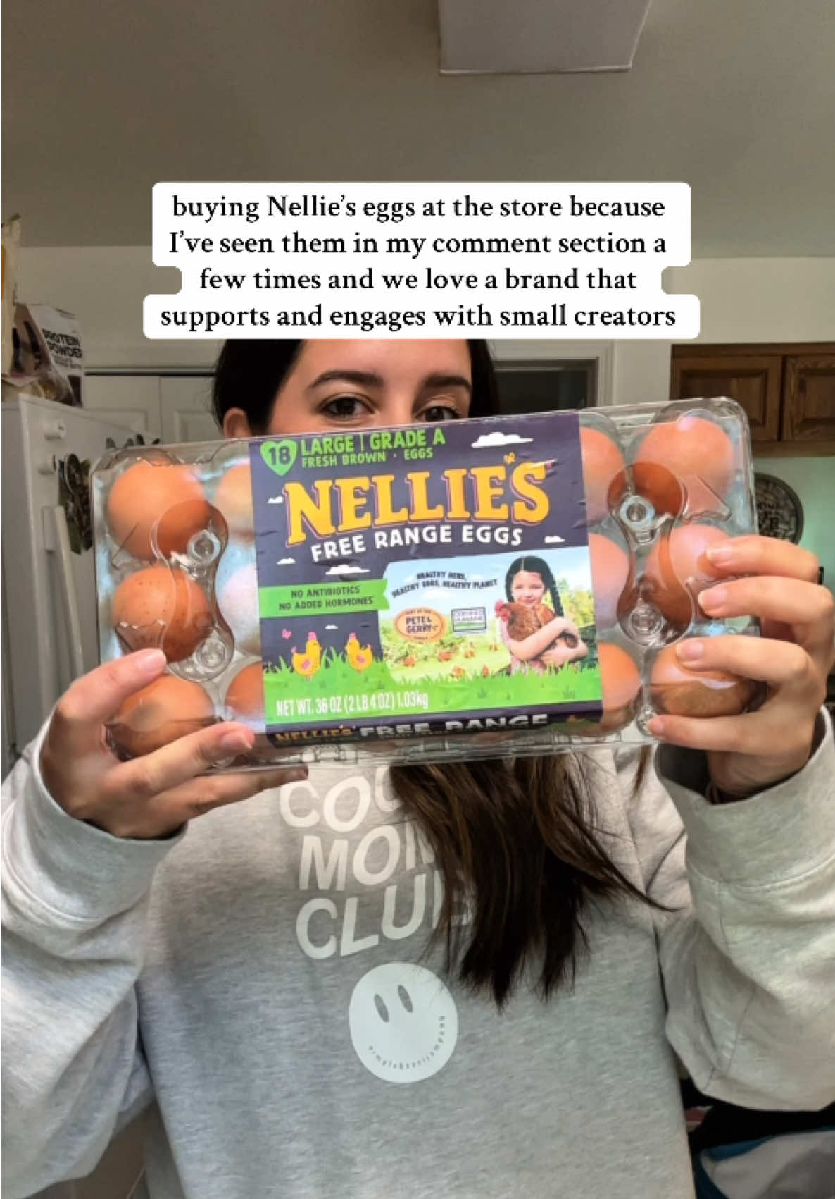 We 🫶🏼 you @Nellie’s Free Range Eggs 🍳  #smallcreator #smallcontentcreator #microinfluencer #momcreator #nelliesfreerange #supportsmallcreators 