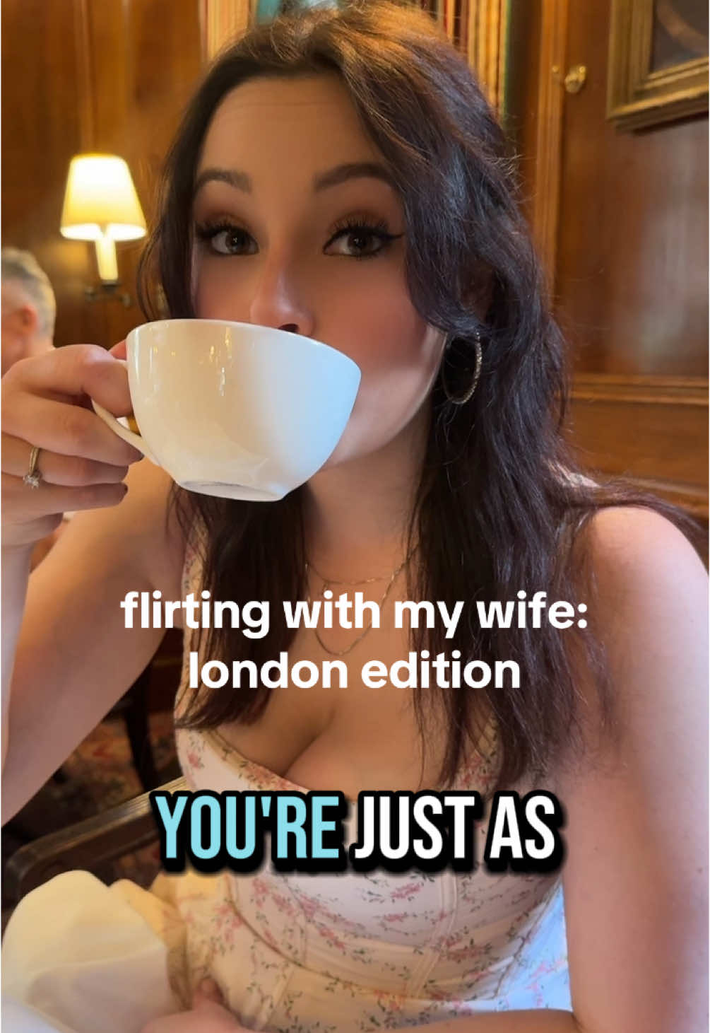 damn what a hot cup of tea. #flirt #funny #couple #london 