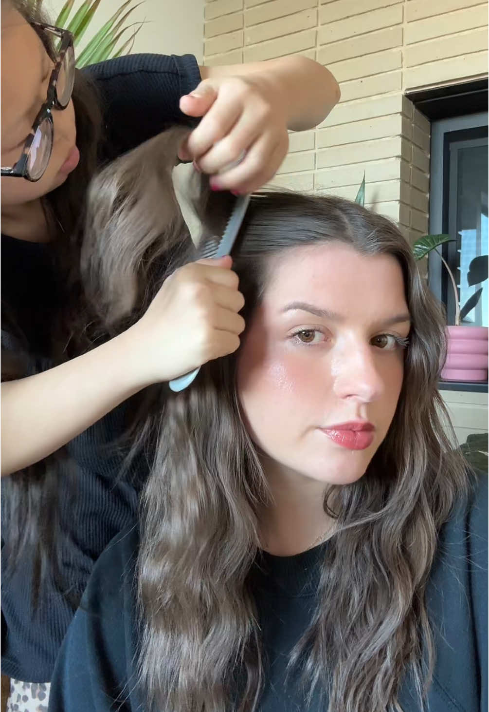 no cuts. no edits. just vibes + an annoying widows peak 🤍😂