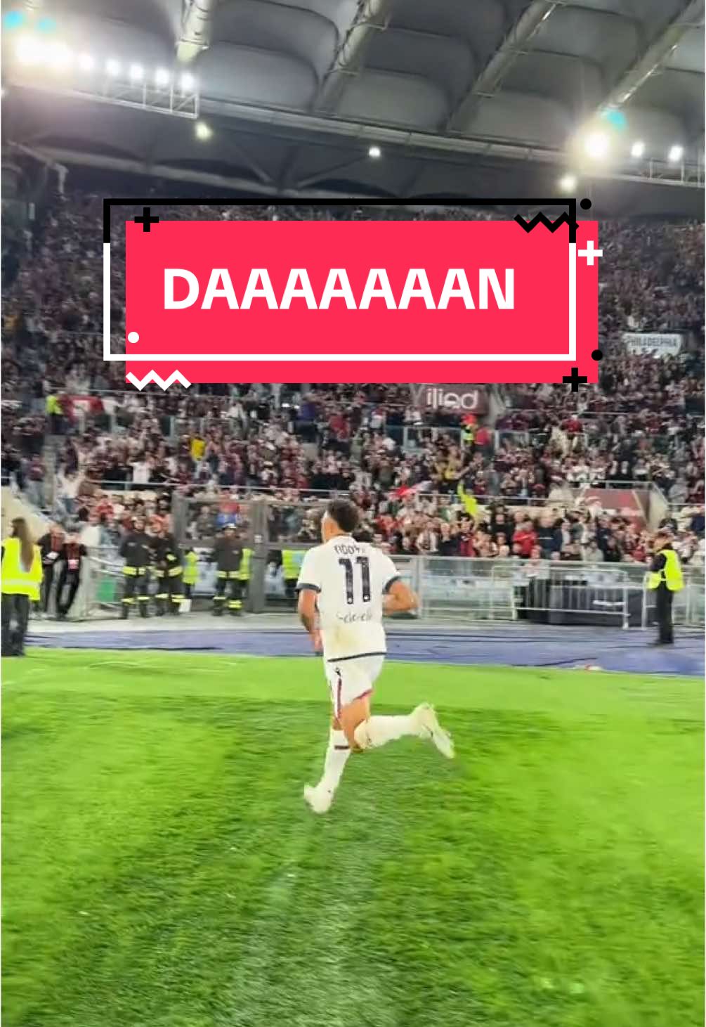 DAANNNN. SIAMO AVANTI NOI!!!! ❤️❤️💙💙 #MilanBologna #WeAreOne #CoppaItaliaFrecciarossa 