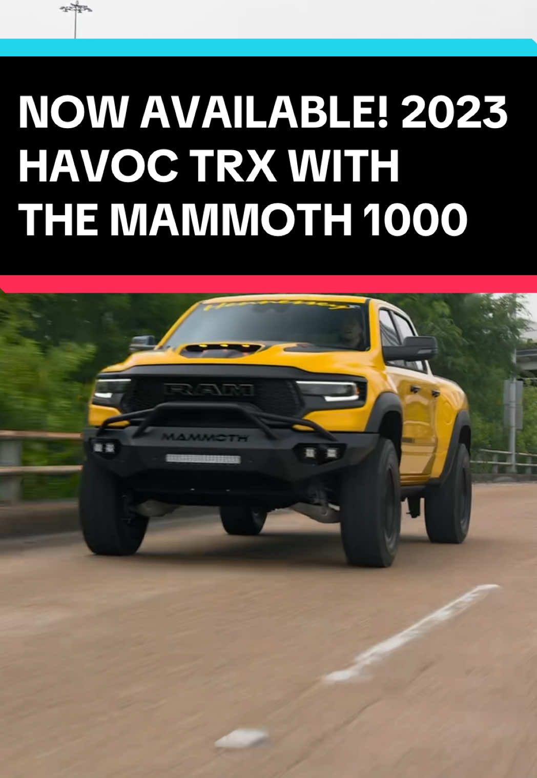 NOW AVAILABLE! We have an executive demo 2023 HAVOC TRX with the MAMMOTH 1000 upgrade available in our inventory 🏁 If you’re looking for the brightest, fastest, and one of the rarest super trucks in your garage, email our team today - sales@hennesseyperformance.com #HennesseyPerformance #Ram #RamTRX #TRX #MAMMOTH1000 #hemi #Mopar #OffRoad #Trucks #Havoc #RAM1500 #Pennzoil #Exhaust #America #LongMayWeDrive 