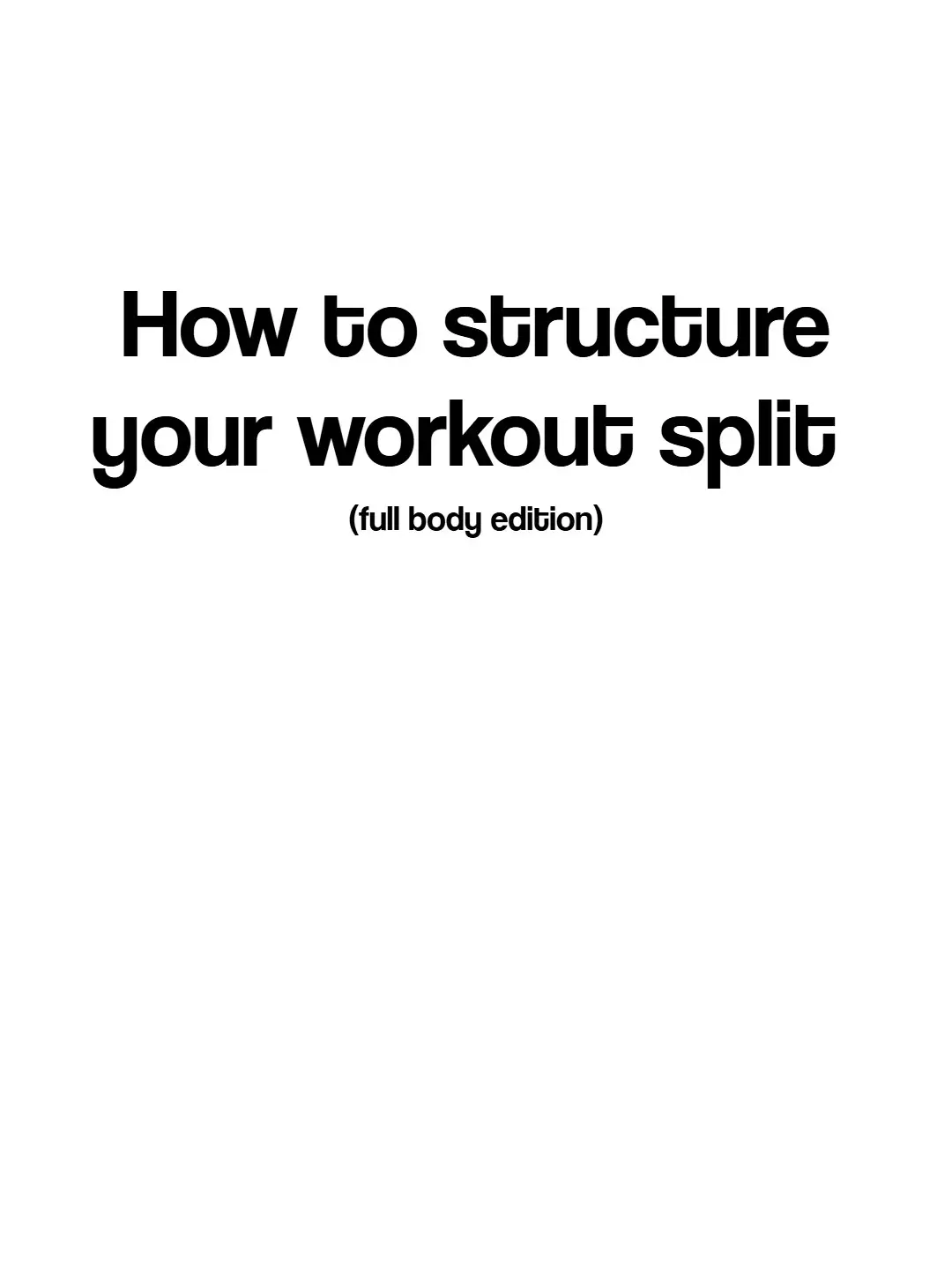 chest should be low to high idk how i let that slip 😭😭 - run fb every other day. fb r fb r fb rr is also good so its the same every week if eod messes with your schedule. multi joint exercises can be replaced with single joint exercises to better prioritize each muscle without interference just keep volume in mind.  -  god lifting creators  @Keenanrmalloy @TNF @Omer  #gym #GymTok #hypertrophy #workout #fbeod #fullbodyworkout 