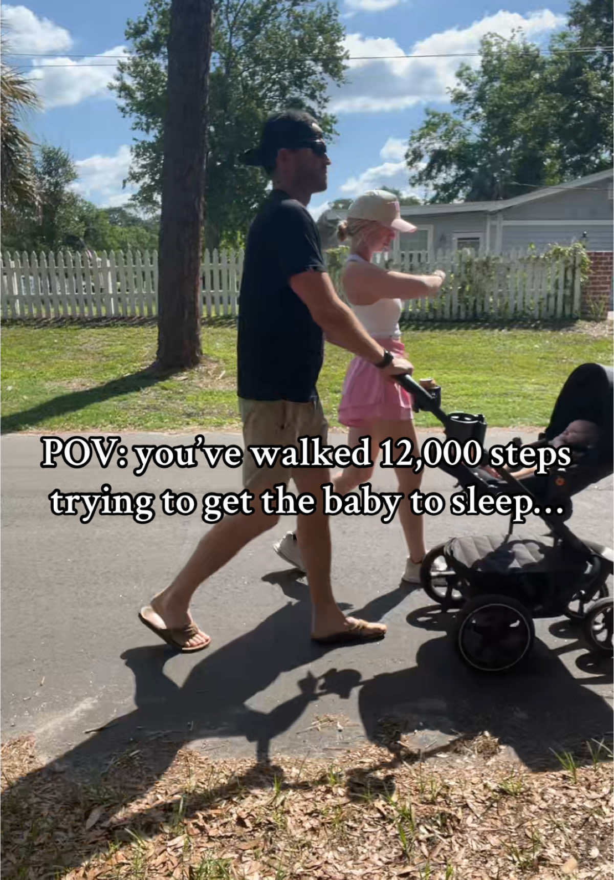 She’s so cute though🥹 #MomLife #ParentingHumor #BabySleepStruggles #PostpartumCardio #TikTokParents #RelatableAF #SleepTrainingChronicles #WalkingWorkout