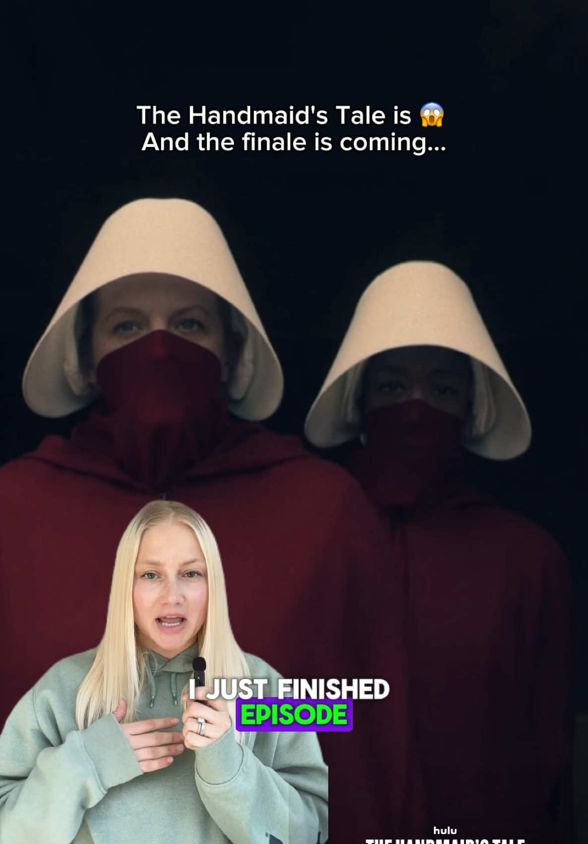The last 10 minutes of #TheHandmaidsTale episode last night had me on the edge of my seat. The series finale episode is so soon.....@hulu #HuluPartner 