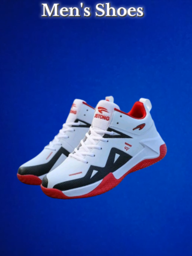 Men's Korean High cut basketball shoes, running shoes, rubber shoes, sports shoes, training  #TikTokShopSportswear #tiktokshopsportswear #shoes #sneakers 
