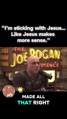 I’m sticking with Jesus - Joe Rogan #jesus #elafterparty😇 #foryoupage #christiantiktok #fypシ #trending #trending #godlovesyou #godisgood #fyp #creatorsearchinsights #joerogan 