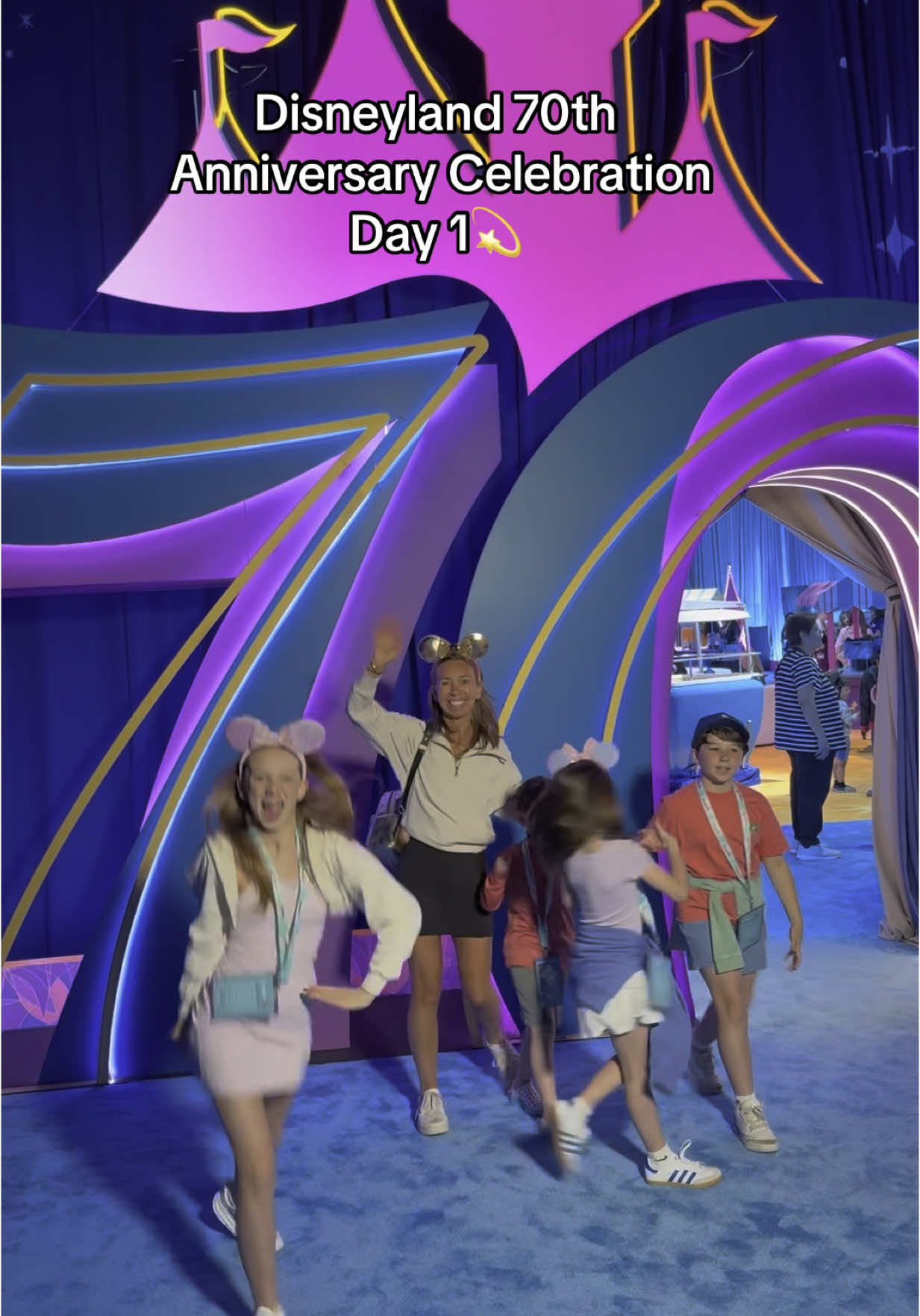 DISNEYLAND 70th ANNIVERSARY CELEBRATION DAY 1!! we had the best day on the first day of Disney 70th anniversary anniversary celebration!! we were welcome at the hotel with tons of fun 70th anniversary and then headed to Adventure Land for some quick rides and a sneak peak of the new MICKEY MOUSE CLUBHOUSE SHOW! So much fun soaking up every second with our babies!! Love to see their smiles!! @Disney Parks #disneyland70