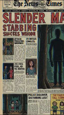 Slender Man #animation #educational #historytok #scary #horrorstory #knowledge #facts #DidYouKnow 