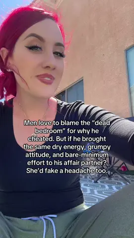 They love to blame the “dead bedroom,” like you weren’t already running on empty trying to hold the whole relationship together. Like you didn’t cry yourself to sleep wondering why you felt so unwanted, unseen, and disconnected. Like you weren’t emotionally exhausted from mothering the kids and your grown husband. It wasn’t your fault. His betrayal wasn’t a reaction to you not being enough. It was a reflection of him his entitlement, his selfishness, his lack of integrity. If you’re done carrying the blame for his choices, Go to my biǒ for my free training: The 3 Proven Secrets to Healing After Betrayal. Because you didn’t cause it but you can rise from it. Follow for healing and support. You are not alone 💕   #infidelity #betrayal #cheating #brokenheart #brokeninside #affair #betrayaltrauma #betrayaltraumarecovery #betrayaltraumasupport #survivinginfidelity #infidelityrecovery #cheater #cheatinghusband #ToxicLove #traumabond #traumabonding #grief #griefjourney #griefandloss 