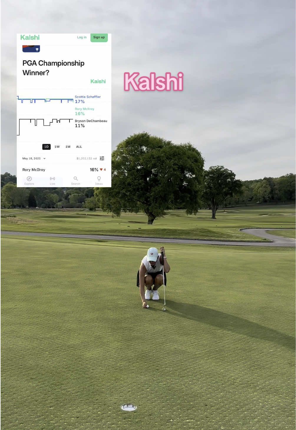 Get your bets in on @Kalshi Exchange before the start of the PGA Championship! I’ve got Rory for another major. #pgachamionship #kalshipartner #kalshiodds #pgagolfbetting AD