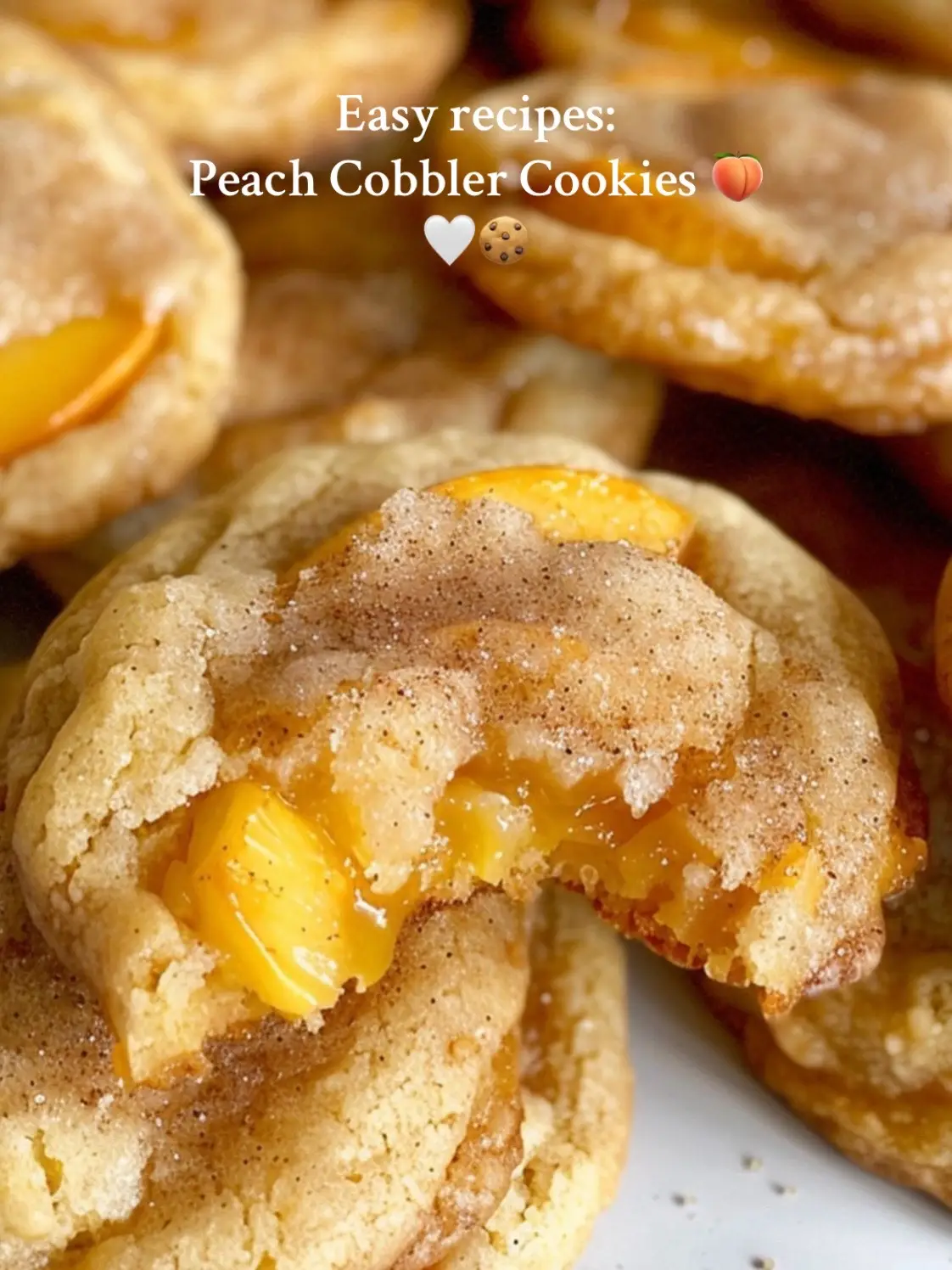 #baking #cookies #cookierecipe #peachcobbler #Summer #springbaking #bakingrecipes #fyp #aesthetic #oatmeal 