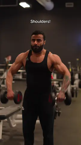Dumbbells Side Raises.