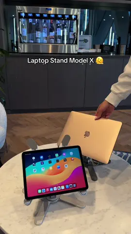 Laptop Stand Model X - the sleekest, smartest way to elevate your laptop. From flexible angles to the smooth 360° base, this stand is designed to work where you do✨  #workfromhome #fyp #homefinds #amazonfinds #amazonmusthaves #ugc #amazonuk #uk #wfhhacks #laptopstand #laptopstands #foldable #foldablelaptopstand #foldablelaptopholder #computerstand #ipadholder #ipadstand #ipadstandholder #amazonfinds #worksmarternotharder  