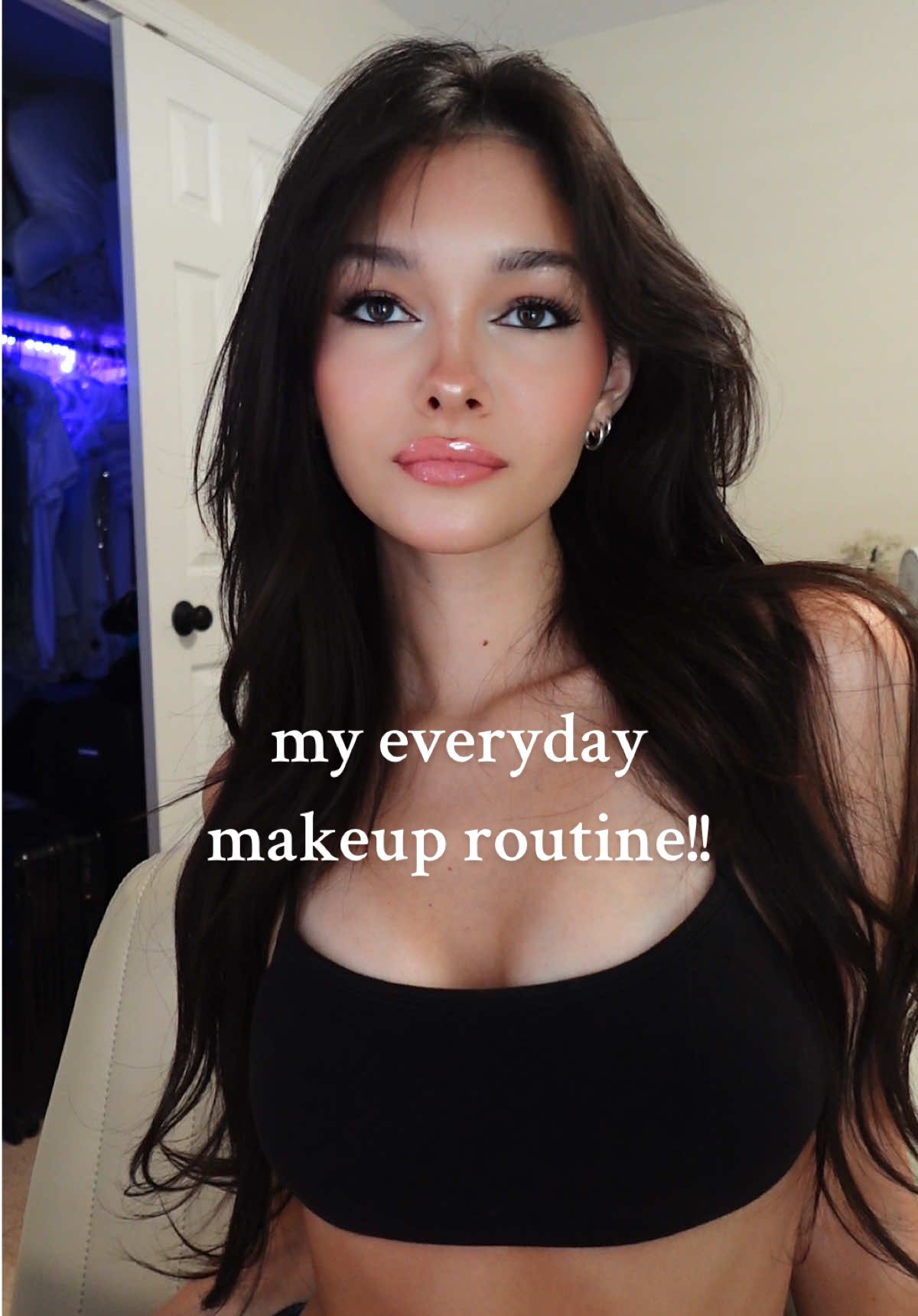 full in depth tutorial is on my youtube! #makeuptutorial #makeup #rockstargfmakeup #rockstargfaesthetic #everydaymakeuproutine #getreadywithme #grwm 