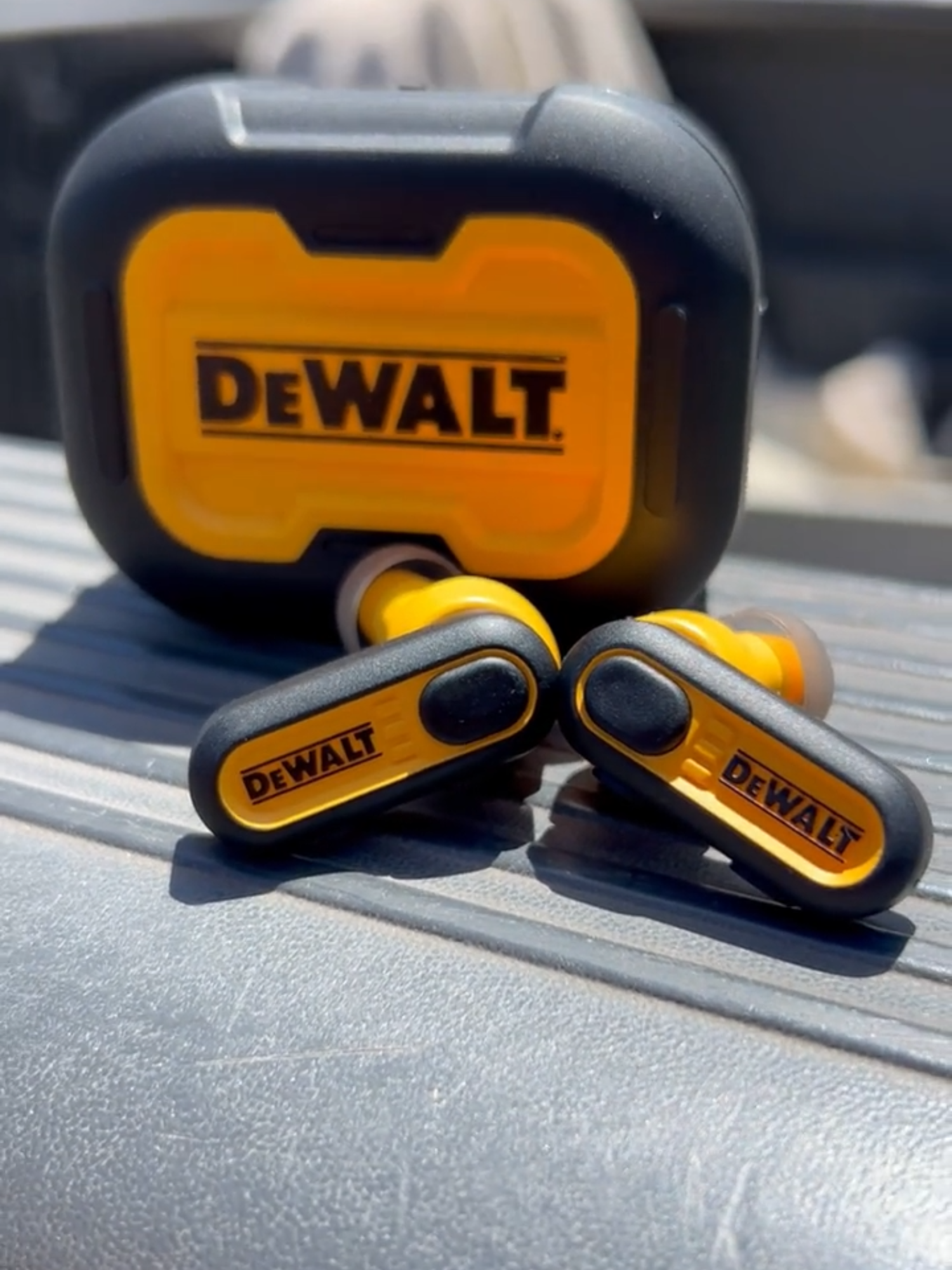 Built for the jobsite, gym, or anywhere your day takes you — the DeWalt TWS Earbuds deliver rugged durability, powerful sound, and all-day comfort. With active noise cancellation, sweat-resistant build, and a secure fit, these wireless earbuds are designed to handle tough conditions without missing a beat. ✅ Active Noise Cancellation for focus on the job ✅ Bluetooth 5.3 for seamless, low-latency connection ✅ Rugged & IPX6-rated to handle sweat, dust, and rain ✅ Touch controls for quick, easy playback and calls ✅ All-day battery life + quick charging Whether you're grinding at work or working out, DeWalt’s TWS earbuds stay locked in and keep you connected. 📦 Check them out here: https://amzn.to/4dimPJm  #dewalttools #dewalttough #jobsiteearbuds #airpods #construction #amazonmusthaves