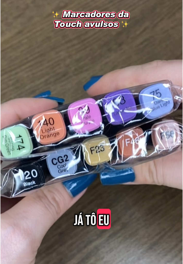 O link da loja está na minha bio ✨ #marcadorestouch #touch #colortok #coloring #arte #bobbiegoods #livrodecolorir #coloringbook 