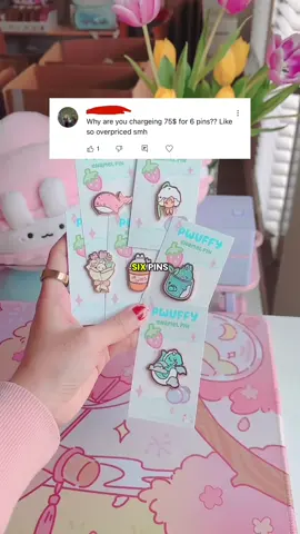 Why are you CHARGING $75 for SIX PINS?! 😤🌱 #enamelpins 